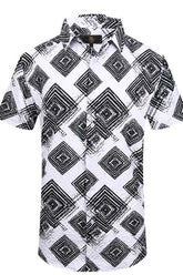 Mono Grid SS Shirt WHITE